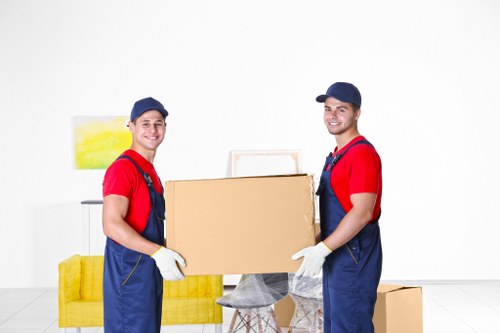 Removal team helping with a Peckham home move