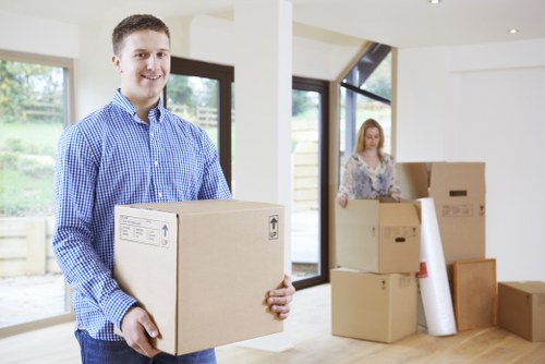 Removal team helping with a Peckham home move near local streets