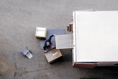 Removals van for local move in Peckham street