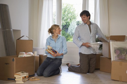 Commercial moving van service for Peckham offices and shops