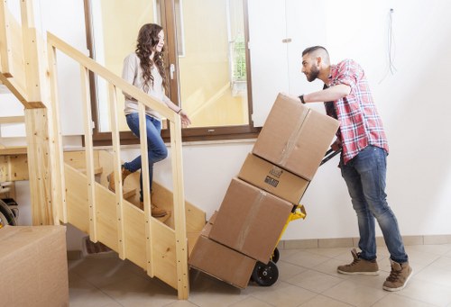 Responsible waste separation and recycling during a South London move